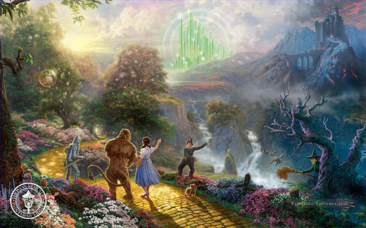 Dorothy Discovers the Emerald City TK Disney Peintures à l'huile